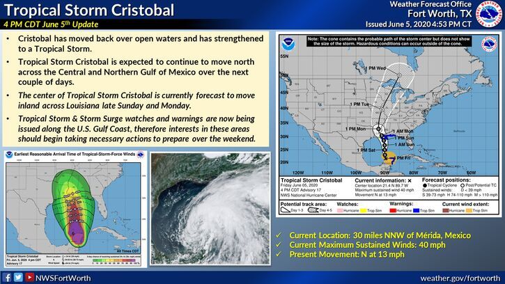 Tropical Storm Cristobal
